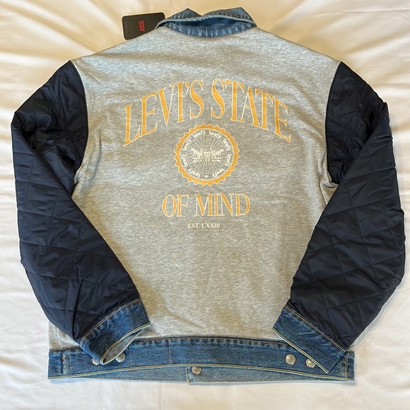Levi's Vintage Premium Reversible Varsity Jean Jacket NEW WITH TAGS - Picture 7 of 16